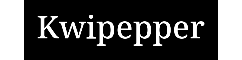 Home kwipepper white standard